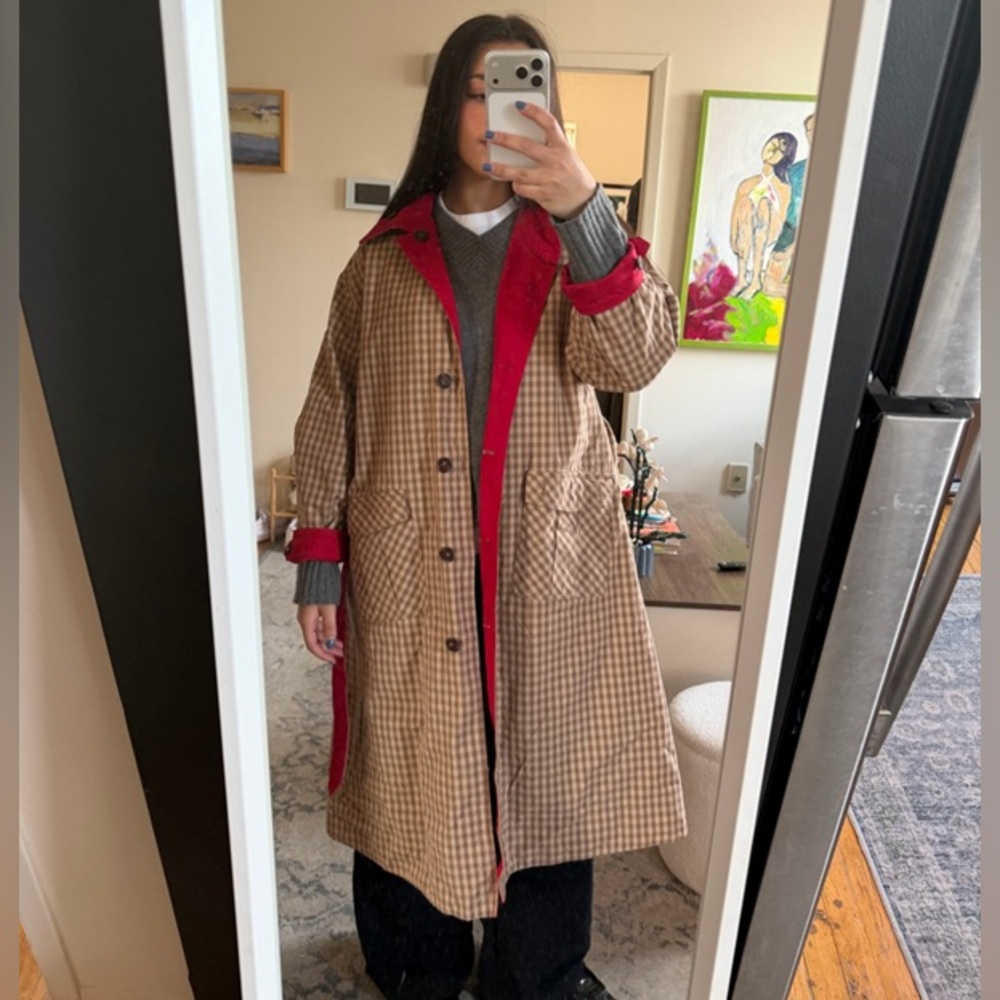 Damson Madder Anja Reversible Trench Coat